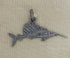 Pave Diamond Shark Fish Pendant, (DP-1992)